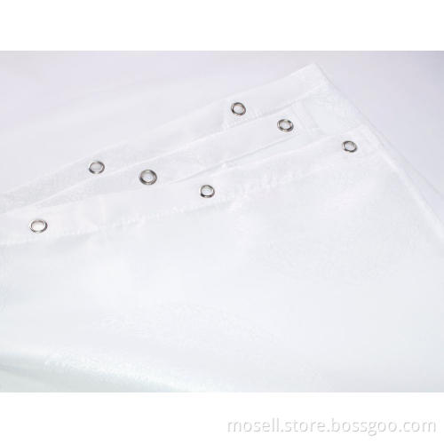100% Polyester Jacquard Fabric Waterproof Shower Curtain​